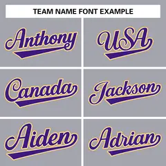 Gray Purple-White Raglan Varsity Full-Snap Letterman Jacket 5
