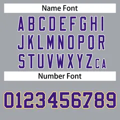 Gray Purple-White Raglan Varsity Full-Snap Letterman Jacket 6