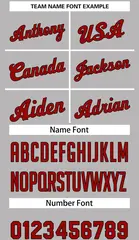 Gray Red Classic Sets Sports Basketball Jersey 4