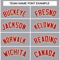 Gray Red-Khaki Classic Varsity Full-Snap Letterman Jacket 3