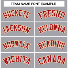 Gray Red-Khaki Classic Varsity Full-Snap Letterman Jacket 3