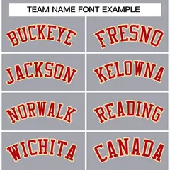 Gray Red-Khaki Raglan Varsity Full-Snap Letterman Jacket 5