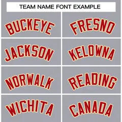 Gray Red-Khaki Raglan Varsity Full-Snap Letterman Jacket 5