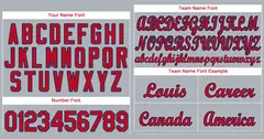 Gray Red-Navy Authentic Classic Baseball Jersey 3