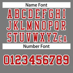 Gray Red-White Classic Style Authentic Football Jersey 4