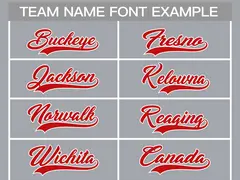 Gray Red-White Classic Style Hockey Jersey 3