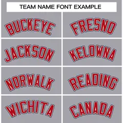 Gray Red-White Classic Varsity Full-Snap Letterman Jacket 3