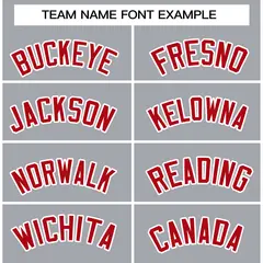Gray Red-White Raglan Sleeves Waterproof Jacket 3