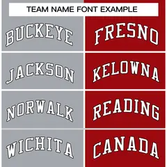 Gray Red-White Split Fashion Basketball Jersey 5