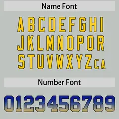 Gray Royal and Gold Gradient Sides Fashion Football Jersey 4