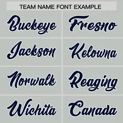 Gray Royal and Navy Gradient Sides Fashion Football Jersey 3