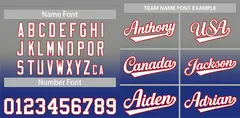 Gray Royal Gradient Fashion Baseball Jersey 3