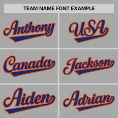 Gray Royal Thorns Ribbed Classic Authentic Baseball Jersey 3