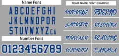 Gray Royal-White Classic Two-Button Softball Jersey 3