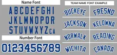 Gray Royal-White Classic Two-Button Softball Jersey 3