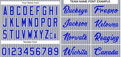 Gray Royal-White Stripe Authentic Fashion Baseball Jersey 3