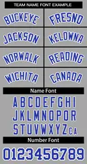 Gray Royal-White Striped Sleeveless Fashion Baseball Jersey 5