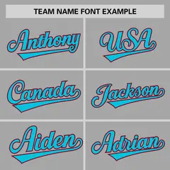 Gray Sky Blue-Crimson Raglan Sleeves Baseball Jersey 3