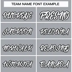 Gray White-Black Classic Hockey Jersey 3