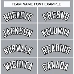 Gray White-Black Classic Hockey Jersey 3