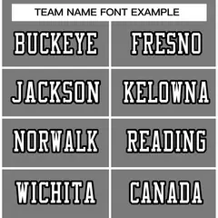 Gray White-Black Classic Style Authentic Football Jersey 3