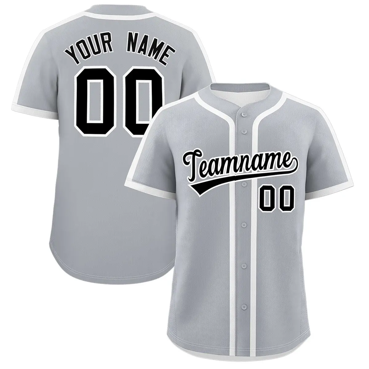 Gray White Classic Authentic Baseball Jersey