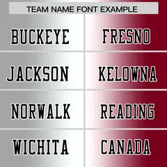 Gray White-Crimson Gradient Football Jersey 3