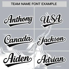 Gray White Ink Pattern Authentic Baseball Jersey 3