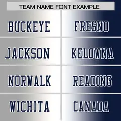 Gray White-Navy Gradient Fashion Authentic Football Jersey 3