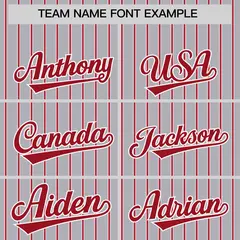 Gray White Tricolor Stripe Fashion Baseball Jersey 3