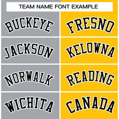 Gray Yellow-Black Two Tone Split Varsity Full-Snap Letterman Jacket 5