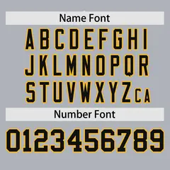 Gray Yellow Raglan Sleeve Authentic Baseball Jersey 4