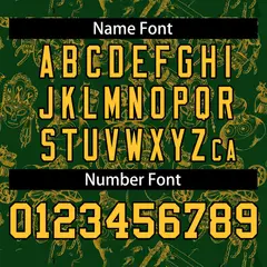 Green 3D Graffiti Pattern Baseball Jersey 4