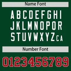 Green American Flag Design Baseball Jersey 4