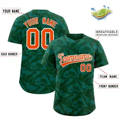 Green Aqua Graffiti Pattern Authentic Baseball Jersey 2