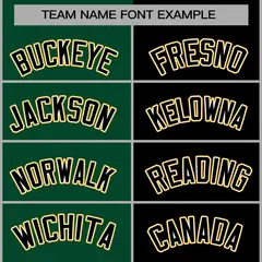 Green Black-Black Two Tone Split Varsity Letterman Jacket 5