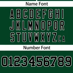 Green Black Gradient Ribbed Authentic Baseball Jersey 4