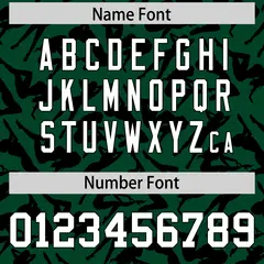 Green Black Graffiti Pattern Authentic Baseball Jersey 4