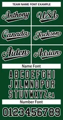 Green Black-White Classic Basketball Jersey 3