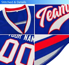 Green Black-White Classic Style Hockey Jersey 3