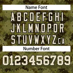 Green Brown-Khaki Camo Sleeveless Baseball Jersey 3