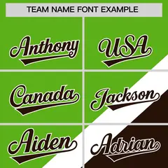 Green Brown Raglan Varsity Full-Snap Letterman Baseball Jacket 3