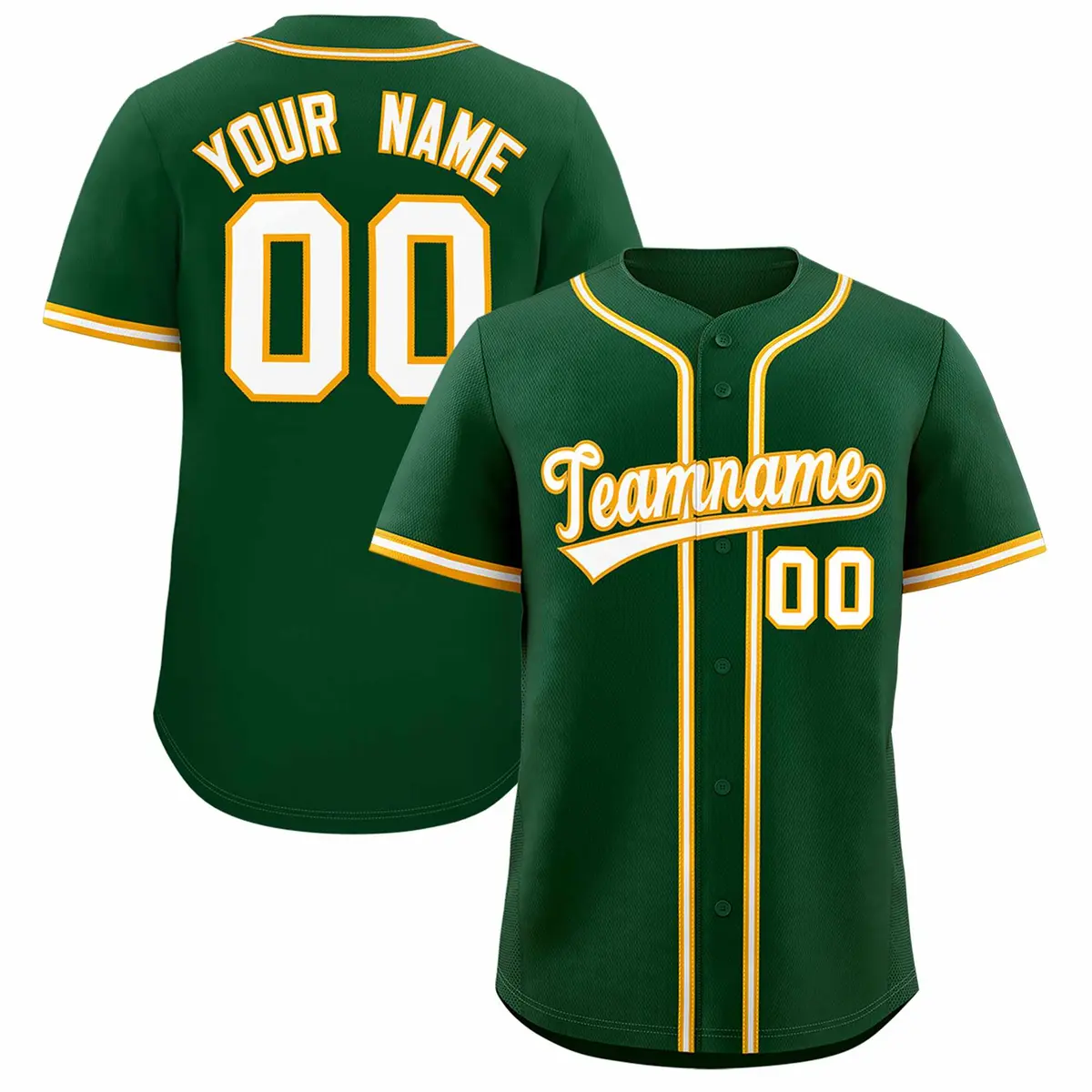 Green Classic Authentic Baseball Jersey