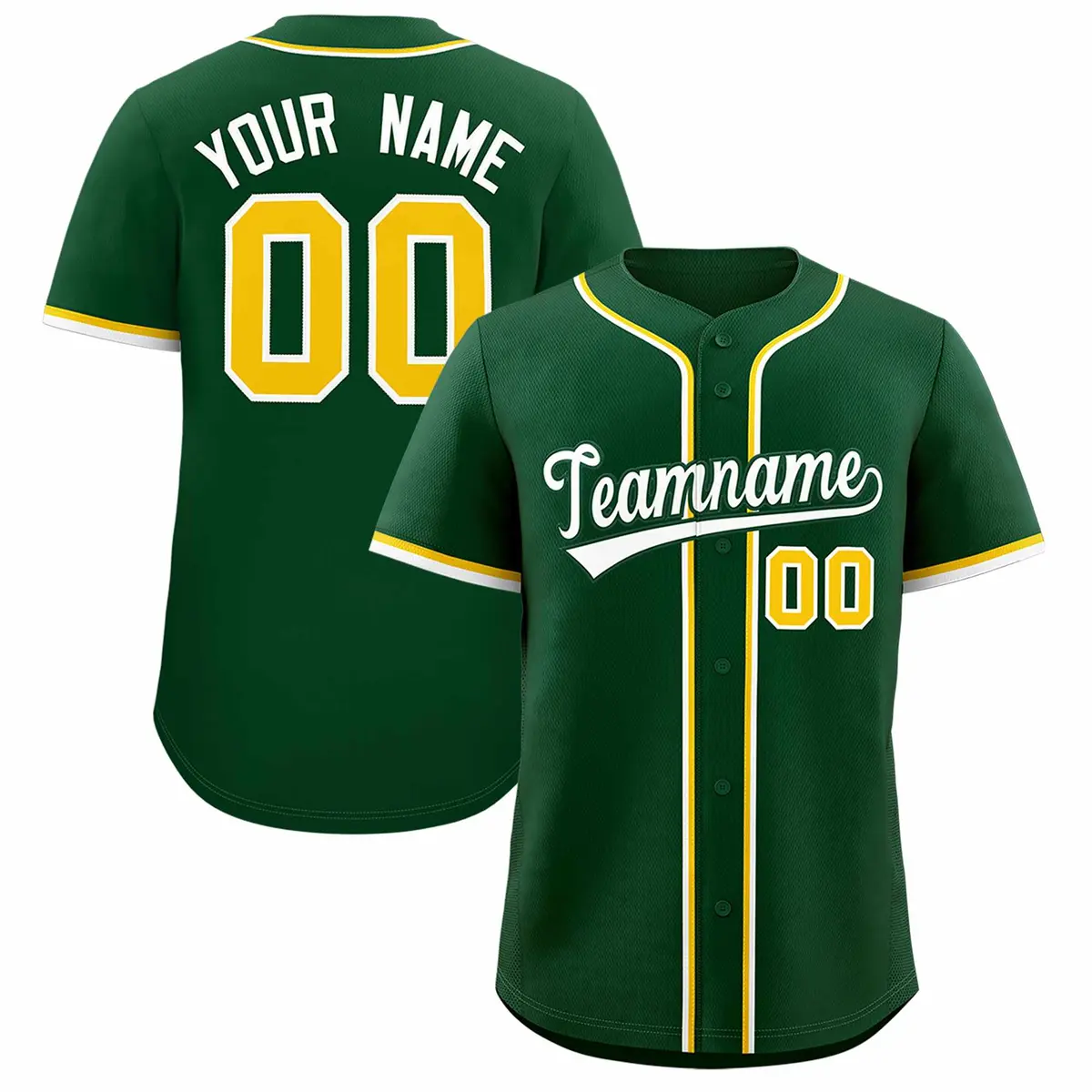 Green Classic Authentic Baseball Jersey