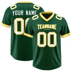 Green Classic Style American Football Jersey
