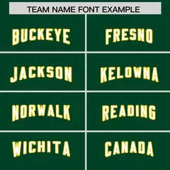 Green Classic Style American Football Jersey 3