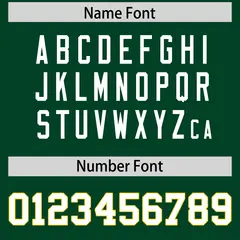Green Classic Style American Football Jersey 4