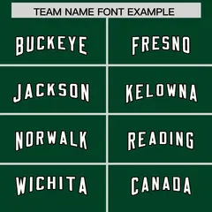 Green Classic Style American Football Jersey 3