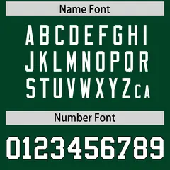 Green Classic Style American Football Jersey 4