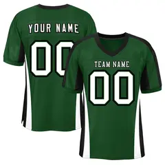 Green Color Block Mesh Authentic Football Jersey 1